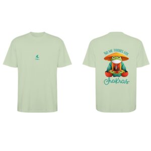 CAMISETA OVERSIZE NO ME TOQUES LOS CHAKRAS